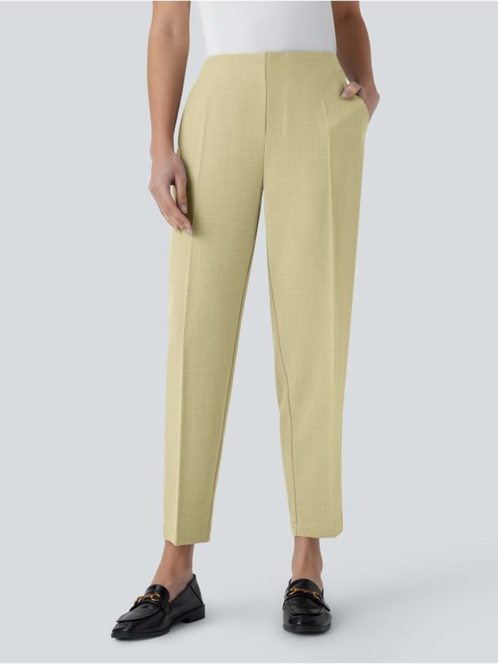 Halara Mid Rise Pocket Casual Tapered Pants XL